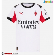 Ženske Nogometnih dresov AC Milan Gostujoči 2025-26 Kratki rokavi